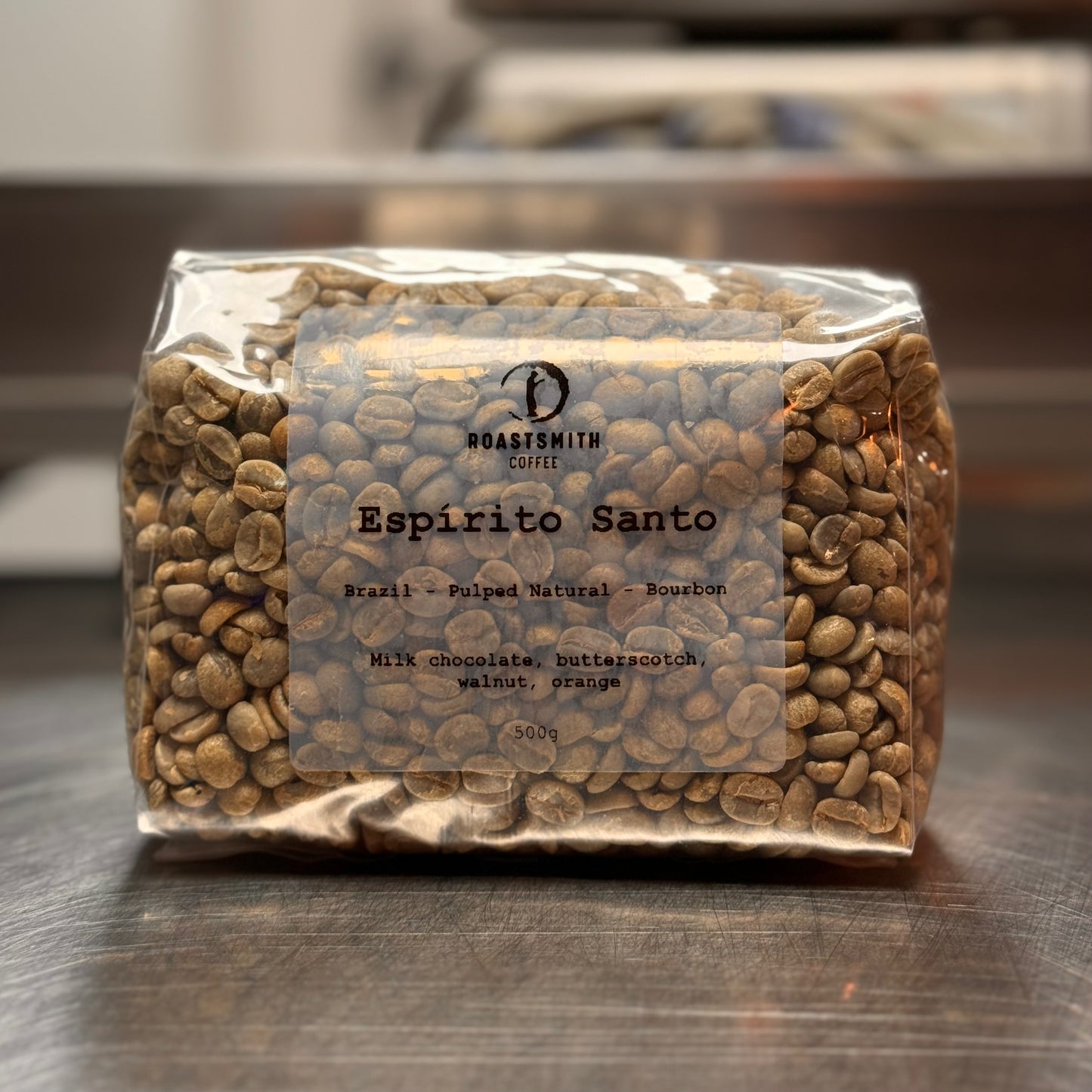 Espírito Santo, Pulped Natural, Brazil. 500g Green Beans.