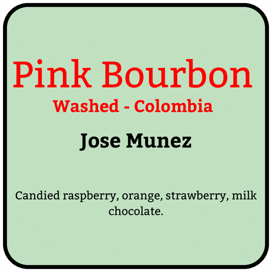 Jose Munez, Washed, Colombia. 500g Green Beans.